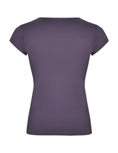 T-shirt femme ajusté col V, 94 %algod / 6 %elastano , 200 g/m² - Belize Roly