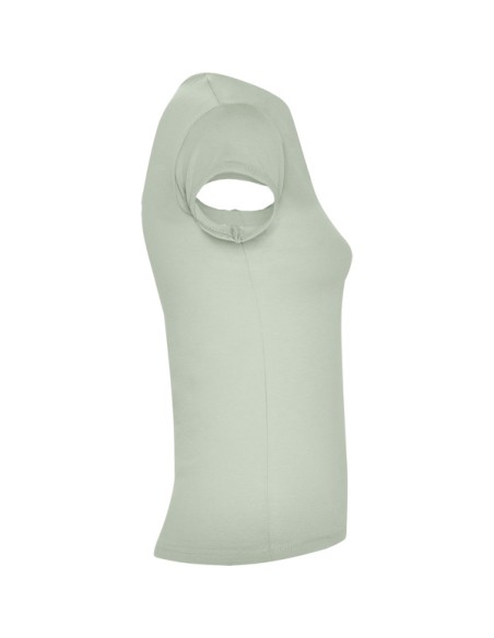 T-shirt femme ajusté col V, 94 %algod / 6 %elastano , 200 g/m² - Belize Roly