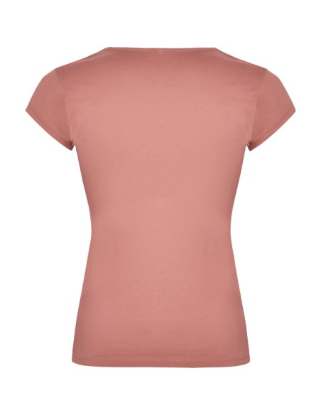 Camiseta MUJER escote en V entallada 94%algodón/6%elastano 200g/m²  - BELICE ROLY