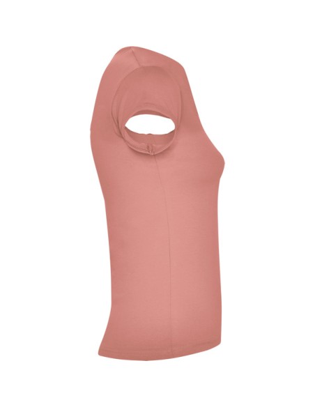 Camiseta MUJER escote en V entallada 94%algodón/6%elastano 200g/m²  - BELICE ROLY