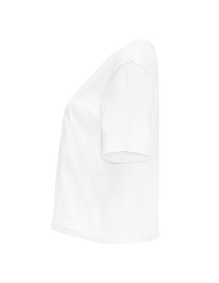 Camiseta MUJER holgada estilo Crop Top100% algodón 170g/m²  - DOMINICA ROLY