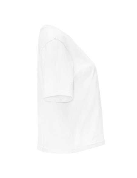 Camiseta MUJER holgada estilo Crop Top100% algodón 170g/m²  - DOMINICA ROLY