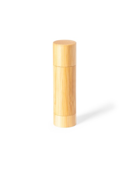 pinta llavis bàlsam de protecció sabor vainilla presentat en bambú personalitzable