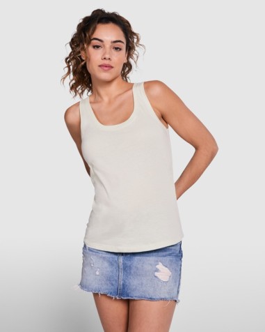 Women's loose fit wide strap T-shirt... Women's loose fit wide strap T-shirt...