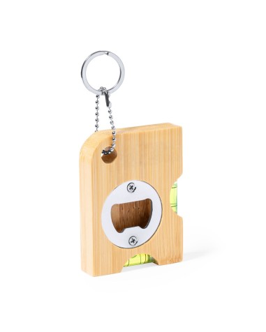 Porte-clés en bambou avec niveaux et... Porte-clés en bambou avec niveaux et...