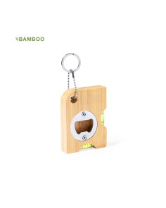 Bamboo keychain with levels...