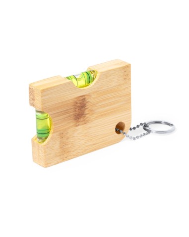 Porte-clés en bambou avec niveaux et... Porte-clés en bambou avec niveaux et...