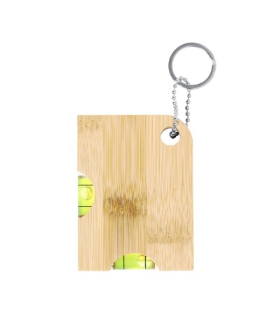 Porte-clés en bambou avec niveaux et... Porte-clés en bambou avec niveaux et...
