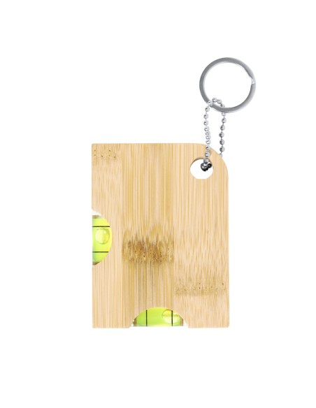 Bamboo keychain with levels and bottle opener - Nish