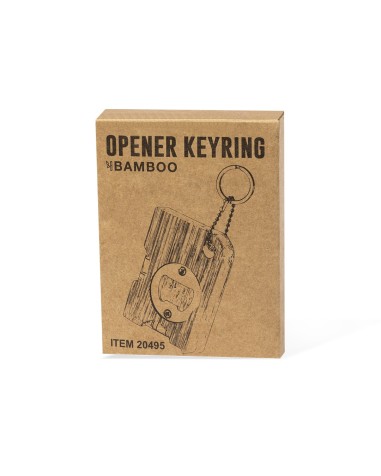 Porte-clés en bambou avec niveaux et... Porte-clés en bambou avec niveaux et...