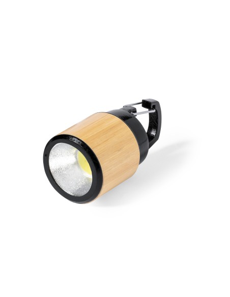 Linterna LED de bambú Personalizable - Gus