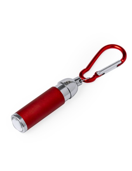 Keychain flashlight made of aluminum with carabiner - Wols