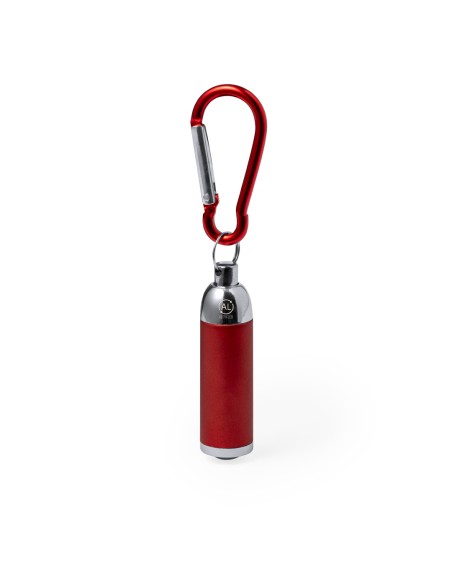 Keychain flashlight made of aluminum with carabiner - Wols
