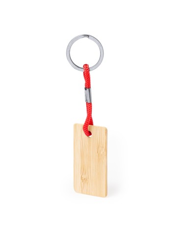Customizable bamboo keychain with... Customizable bamboo keychain with...
