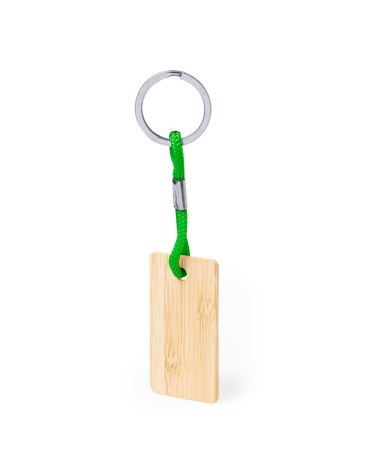 Customizable bamboo keychain with... Customizable bamboo keychain with...