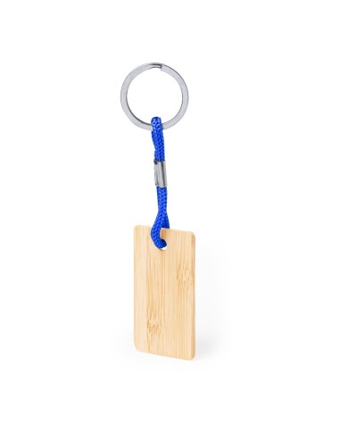 Llavero de bambú Personalizable con... Llavero de bambú Personalizable con...