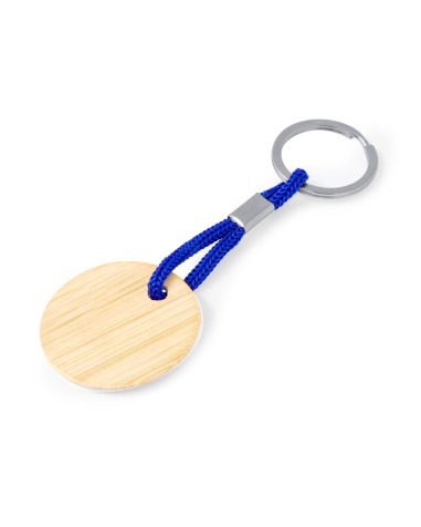 Customizable round bamboo keychain -... Customizable round bamboo keychain -...