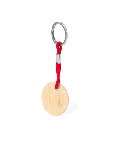 Porte-clés rond en bambou... Porte-clés rond en bambou...