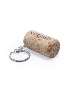 Cork keychain with wine...
