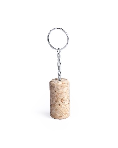 Cork keychain with wine stopper... Cork keychain with wine stopper...