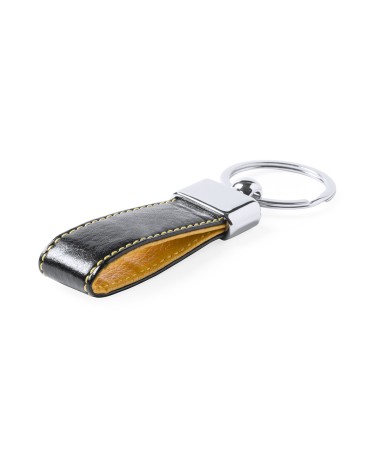 Elegant faux leather and metal...