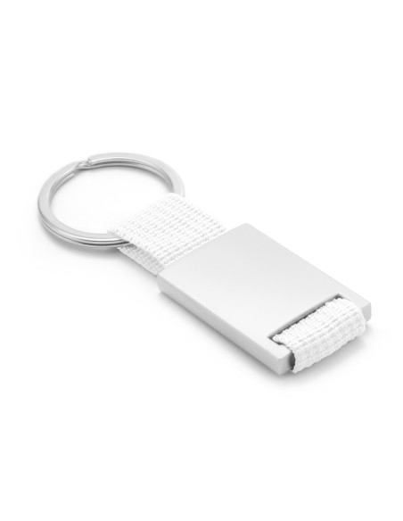 Metal and polyester ribbon keychain - Yip