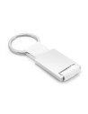 Metal and polyester ribbon keychain -...