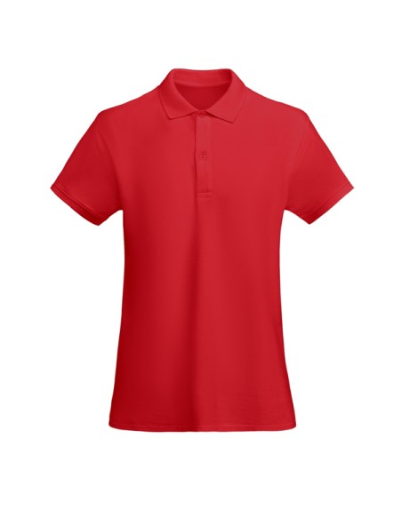 WOMEN'S short-sleeved polo shirt 100% ORGANIC COTTON piqué 210g/m² - PRINCE WOMAN ROLY