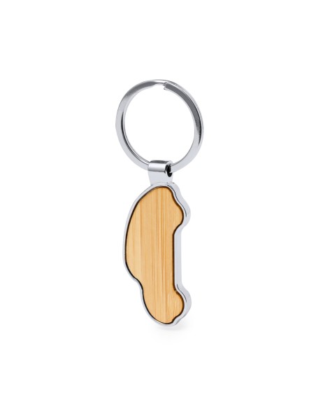 Llavero Cromado en forma de Coche Personalizado - Fangiox