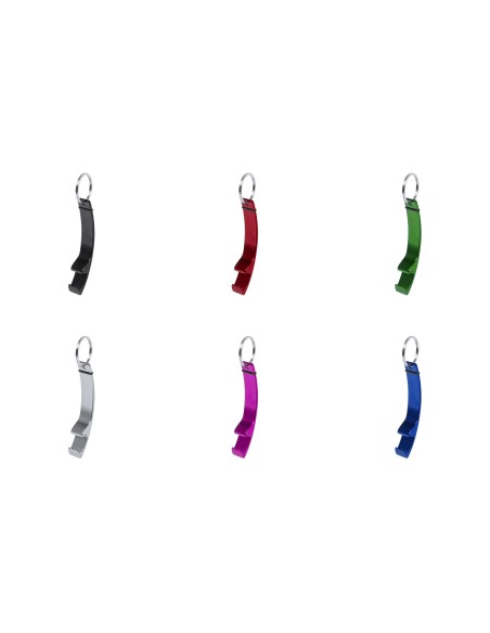 Aluminum bottle opener keychain for advertising companies - Milter