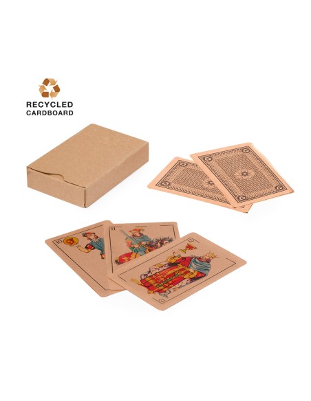 Planche espagnole personnalisable en carton recyclé - Brisca
