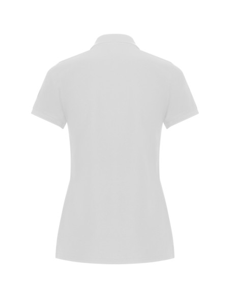 WOMEN'S short-sleeved polo shirt 60% cotton 40% Polyester piqué knit 190g/m² - PEGASO WOMAN PREMIUM ROLY