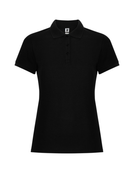 WOMEN'S short-sleeved polo shirt 60% cotton 40% Polyester piqué knit 190g/m² - PEGASO WOMAN PREMIUM ROLY