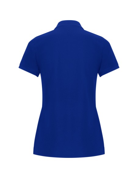 WOMEN'S short-sleeved polo shirt 60% cotton 40% Polyester piqué knit 190g/m² - PEGASO WOMAN PREMIUM ROLY