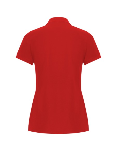 WOMEN'S short-sleeved polo shirt 60% cotton 40% Polyester piqué knit 190g/m² - PEGASO WOMAN PREMIUM ROLY