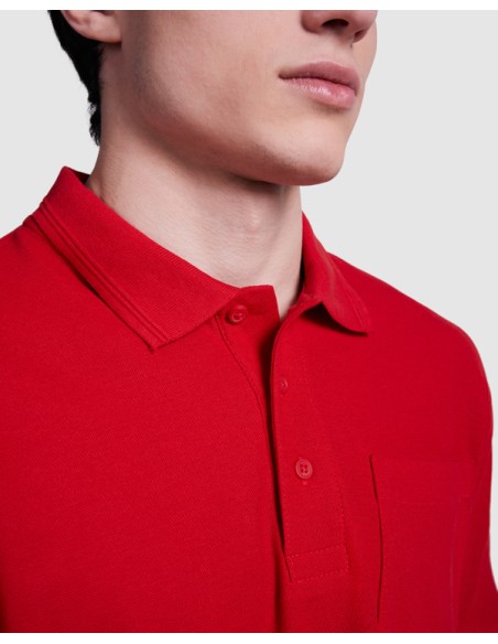 Polo manga corta con bolsillo 60% Algodón / 40% Poliéster piqué 190g/m² ADULTO - CENTAURO PREMIUM ROLY