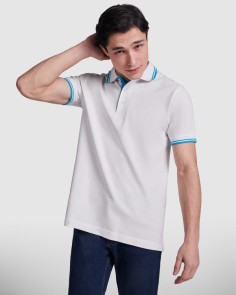 Two-tone short-sleeved polo... 2