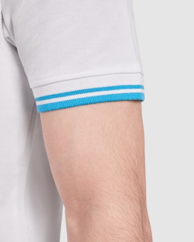 Two-tone short-sleeved polo shirt... Two-tone short-sleeved polo shirt...