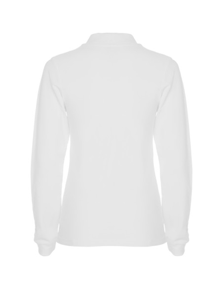 WOMEN'S LONG SLEEVE POLO 100% Cotton piqué knit 220g/m² ADULT - ESTRELLA WOMAN L/S ROLY