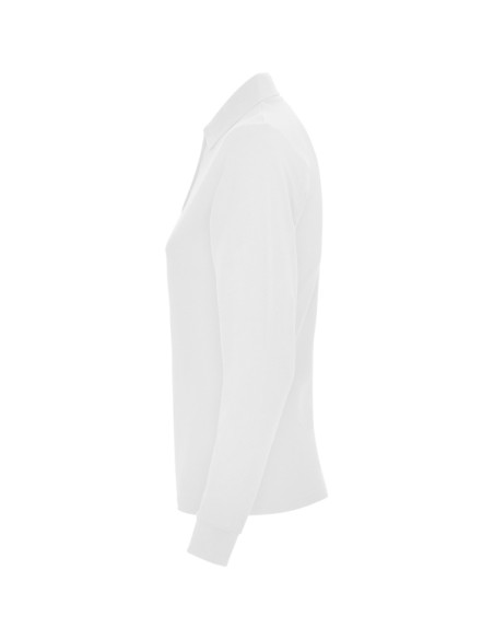 WOMEN'S LONG SLEEVE POLO 100% Cotton piqué knit 220g/m² ADULT - ESTRELLA WOMAN L/S ROLY