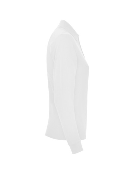 WOMEN'S LONG SLEEVE POLO 100% Cotton piqué knit 220g/m² ADULT - ESTRELLA WOMAN L/S ROLY