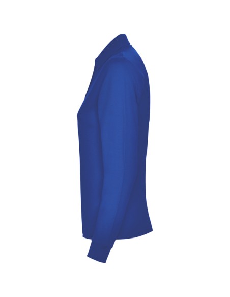 WOMEN'S LONG SLEEVE POLO 100% Cotton piqué knit 220g/m² ADULT - ESTRELLA WOMAN L/S ROLY