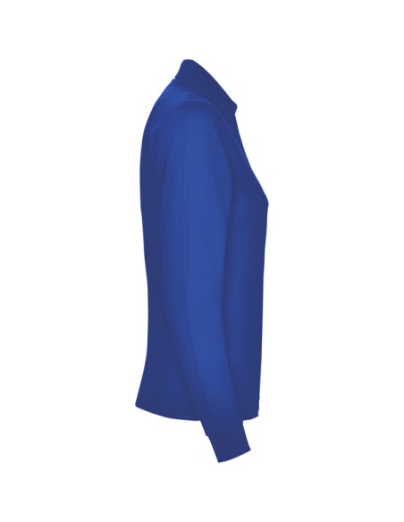 WOMEN'S LONG SLEEVE POLO 100% Cotton piqué knit 220g/m² ADULT - ESTRELLA WOMAN L/S ROLY