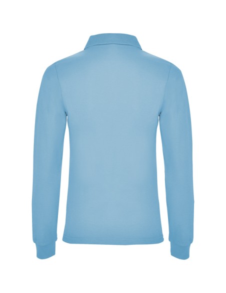 WOMEN'S LONG SLEEVE POLO 100% Cotton piqué knit 220g/m² ADULT - ESTRELLA WOMAN L/S ROLY