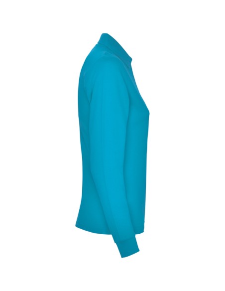 WOMEN'S LONG SLEEVE POLO 100% Cotton piqué knit 220g/m² ADULT - ESTRELLA WOMAN L/S ROLY