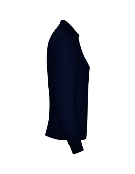 WOMEN'S LONG SLEEVE POLO 100% Cotton piqué knit 220g/m² ADULT - ESTRELLA WOMAN L/S ROLY