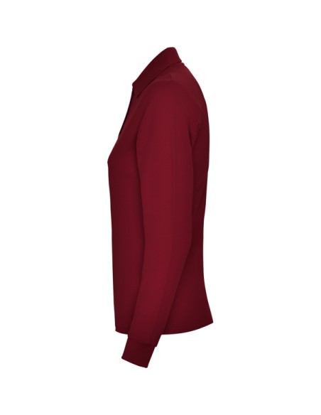 WOMEN'S LONG SLEEVE POLO 100% Cotton piqué knit 220g/m² ADULT - ESTRELLA WOMAN L/S ROLY