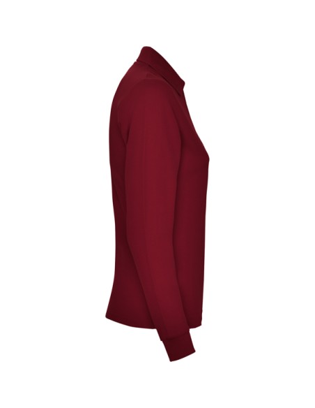 WOMEN'S LONG SLEEVE POLO 100% Cotton piqué knit 220g/m² ADULT - ESTRELLA WOMAN L/S ROLY