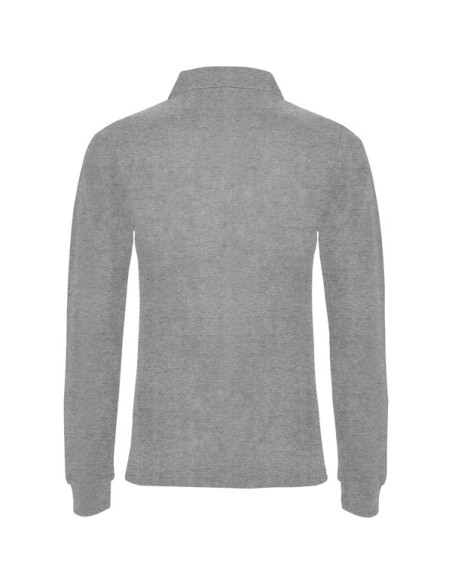 WOMEN'S LONG SLEEVE POLO 100% Cotton piqué knit 220g/m² ADULT - ESTRELLA WOMAN L/S ROLY