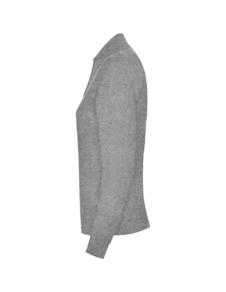 WOMEN'S LONG SLEEVE POLO 100% Cotton piqué knit 220g/m² ADULT - ESTRELLA WOMAN L/S ROLY